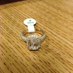 Sparkling Gold and Silver Women's Ring